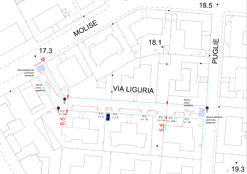 Coteto, cambia la viabilità in via Liguria