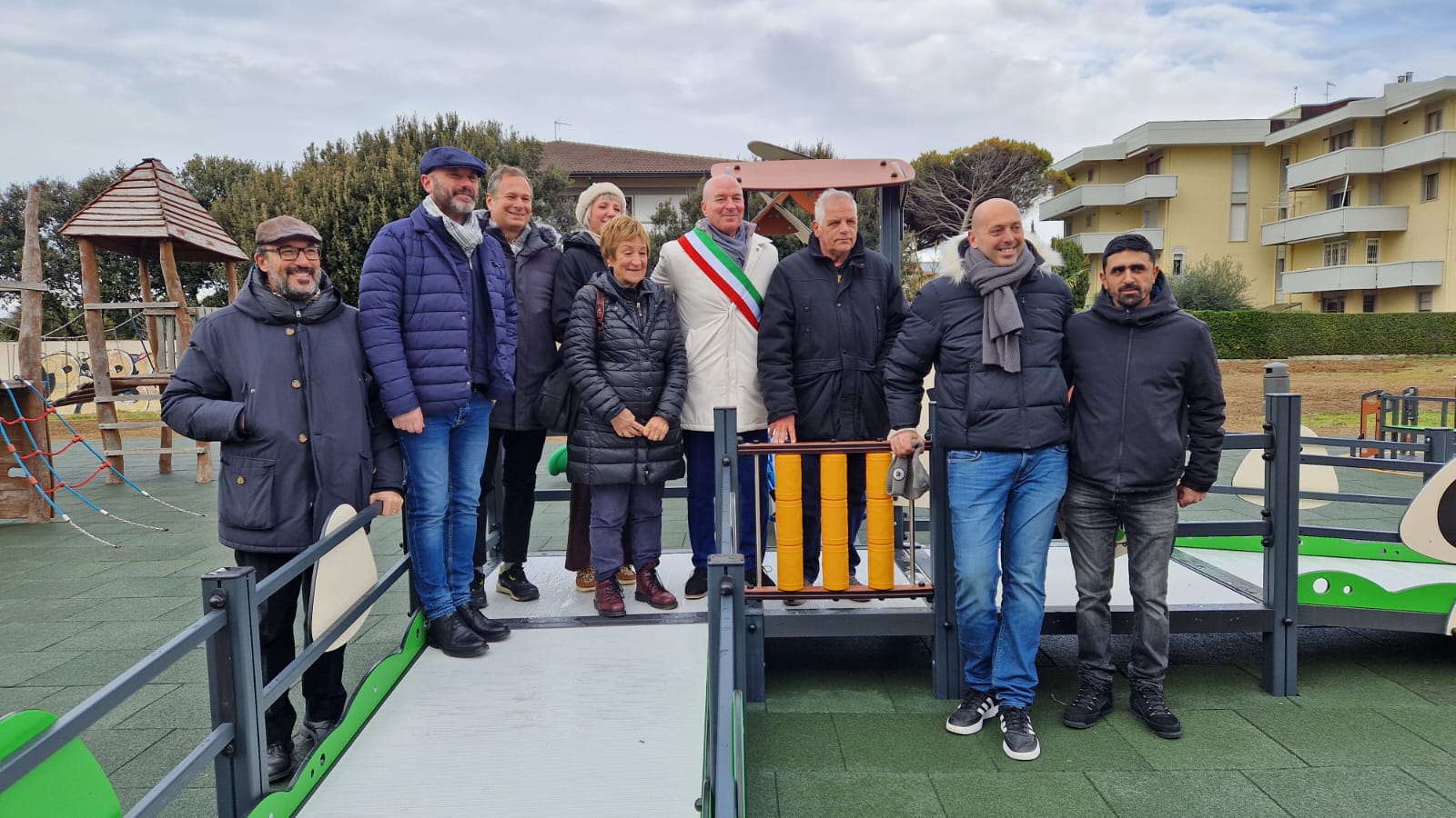 Inaugurato il Parco Lenci ad Antignano con nuovi giochi inclusivi